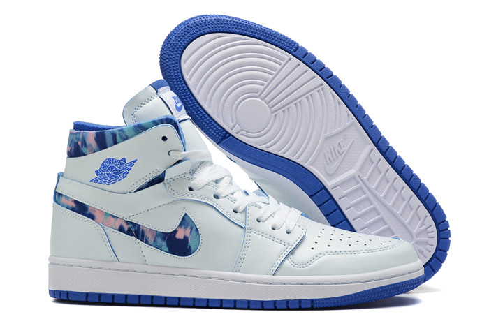 Women's Running Weapon Air Jordan 1 Blue/White Shoes 0230 Women's Running Weapon Air Jordan 1 Blue/White Shoes 0230